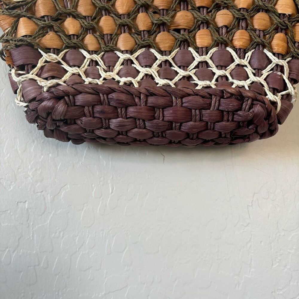 Wicker and beaded artsy bag - Picture 5 of 6